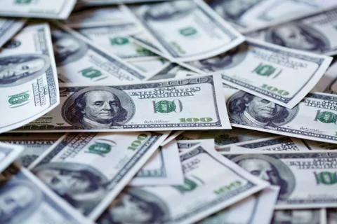 One hundred dollars background Stock-Fotos