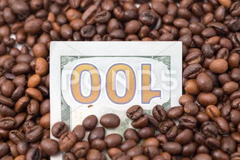 One Hundred Dollars In Coffee Beans