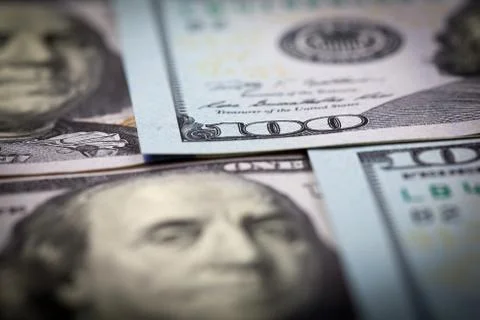 One hundred dollars Stock Photos