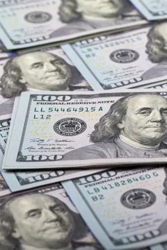 One hundred dollars Stock Photos