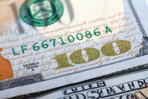 One hundred dollars Stock Photos