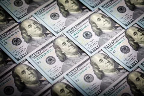 One hundred dollars Stock Photos