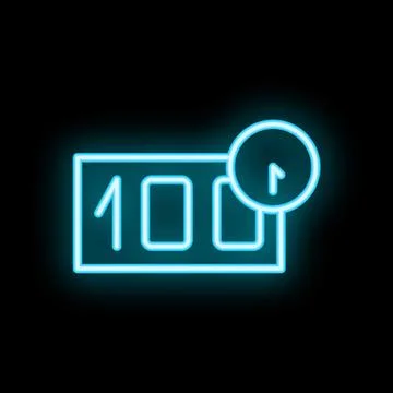 One hundred percent loading bar with clock showing one minute remaining time, Stock Illustration