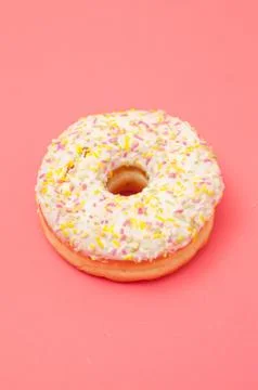 One Iced doughnut Stock Photos