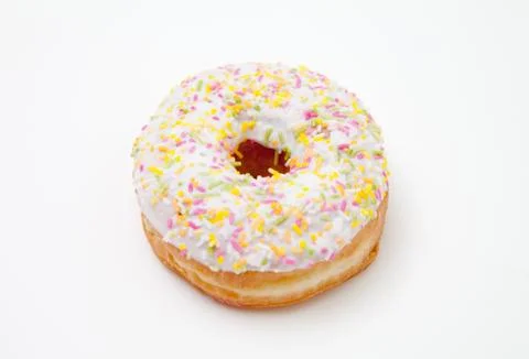 One iced doughnut Stock Photos