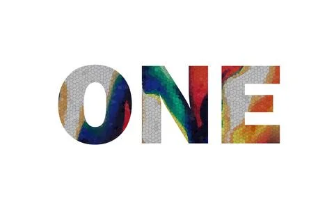 ONE Stock Illustration