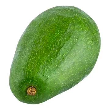 One isolated avocado Stock Photos