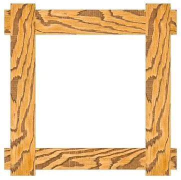 One isolated frame on the white Stock-Fotos