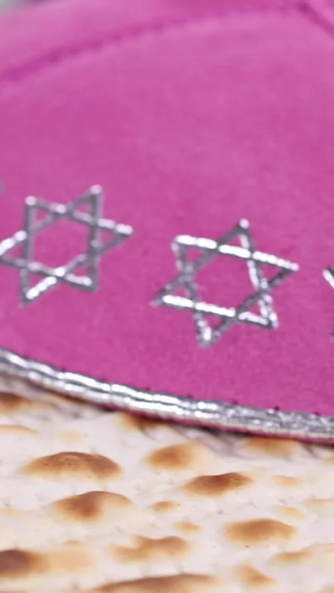 One of the key features of Passover is the requirement for kosher food is Stock Footage 244715588