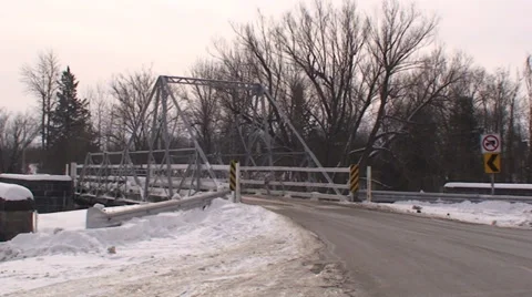 One lane bridge. #17 Stock-Footage 35238742