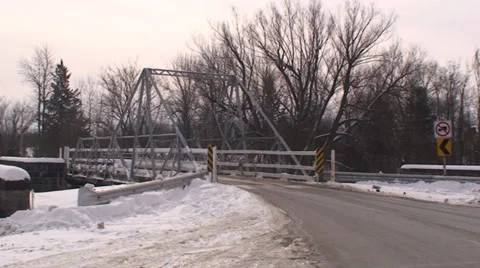One lane bridge. #19 Stock Footage 35238806