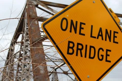 One Lane Bridge Stock Photos