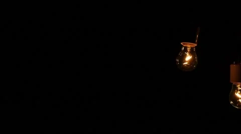 One light bulb brighter than the rest Stock Footage 55333952