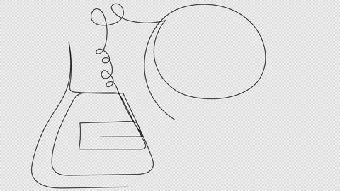 One line bulb Video stock 156418945