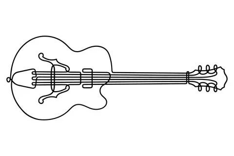 One line drawing Stock Illustration