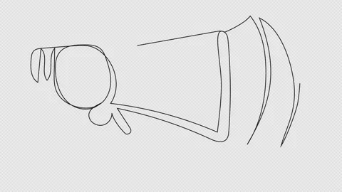 One line loudspeaker for whiteboard. Stock Footage 156419225