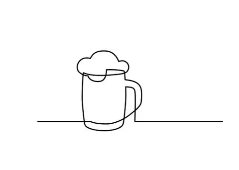 One line mag Stock Illustration