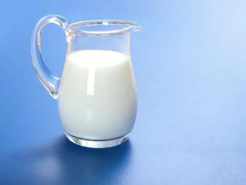 One liter milk Stock Photos