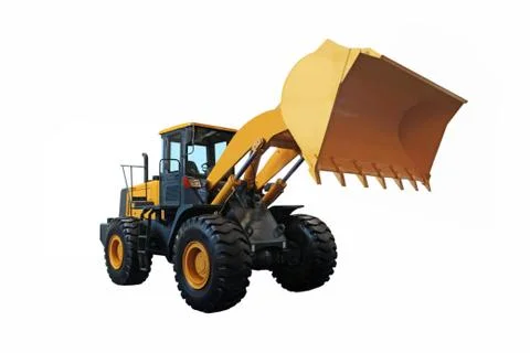 One loader excavator Stock-Fotos