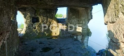 One of mangup kale caves (crimea, ukraine) Stock Photos