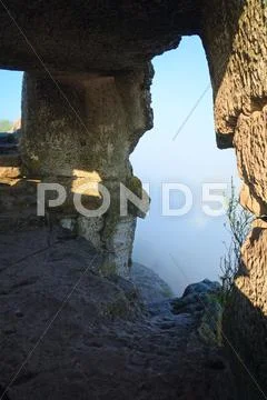 One of mangup kale caves (crimea, ukraine) Stock Photos