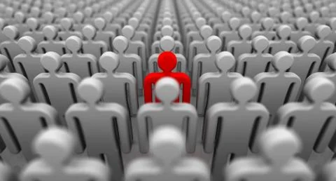 One of many Ilustração Stock