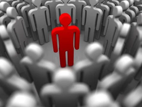 One of many 스톡 일러스트