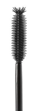 One mascara applicator isolated on white. Makeup product Stock Photos