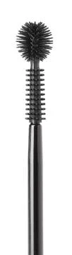 One mascara applicator isolated on white. Makeup product Stock Photos