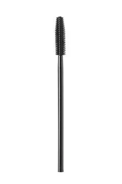 One mascara applicator isolated on white. Makeup product Stock Photos