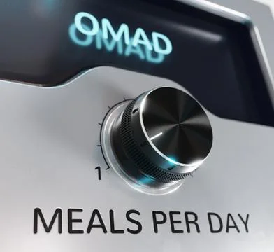 One Meal a Day Control Panel Stock Photos