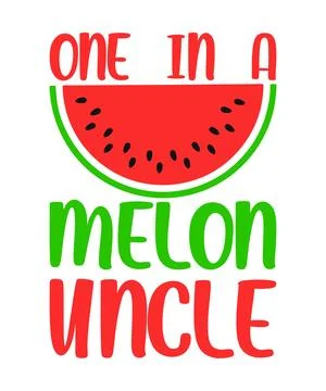 One In A Melon Uncle Stock Illustration