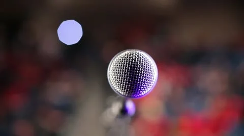 One Mic Stock Footage 21932626