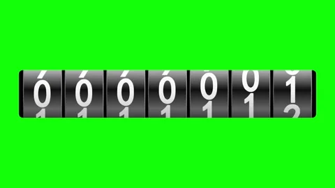 One million on the counter Stock Footage 92046934