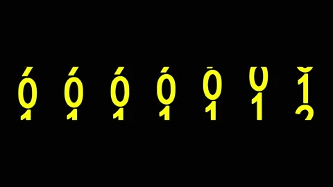 One million on the counter Stock Footage 92047492