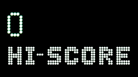 One Million High Score. 4K, 30fps Stock Footage 119962071
