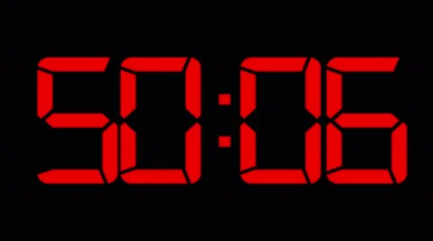 Digital Countdown Timer 1, Technology Stock Footage ft. clock