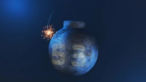 One minute countdown until the start of the computer game broadcast. Stock Footage 263417221