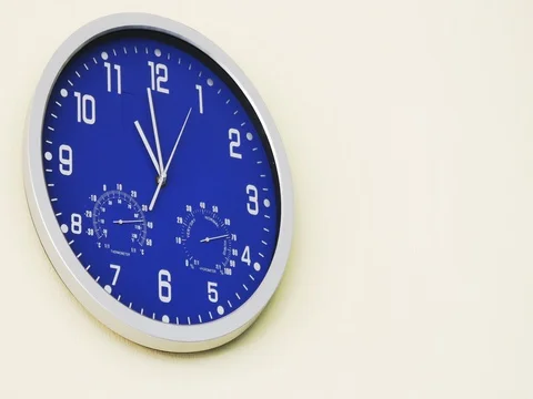 One minute, time, hours Stock Footage 78697905