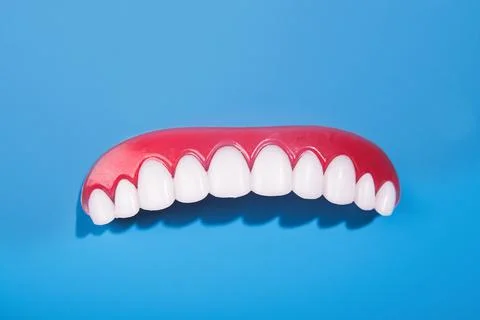 One model denture teeth prosthesis Stock Photos