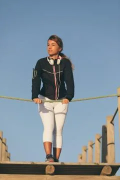 One more training day, let's get in shape! Stock Photos