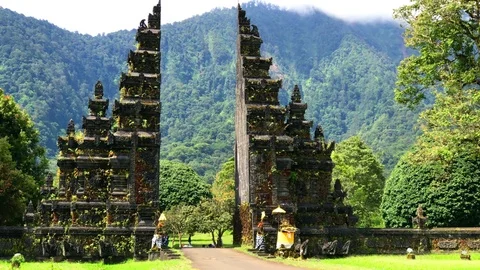 One of the most recognizable symbol of Indonesia Stock Footage 77120212