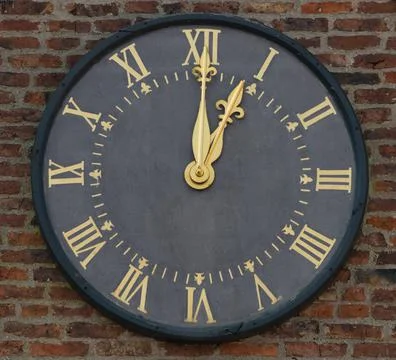 One o'clock Foto stock