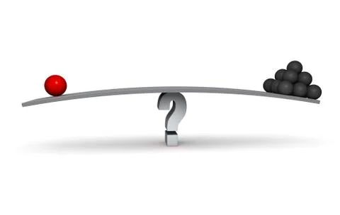 One Or Many Stock Illustration