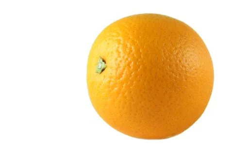 One orange, isolated Stock Photos