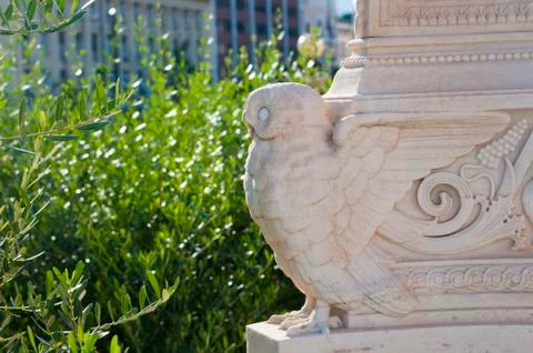 One owl statue Stock Photos
