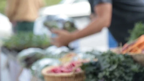 One pack of vegetables Video stock 105420557