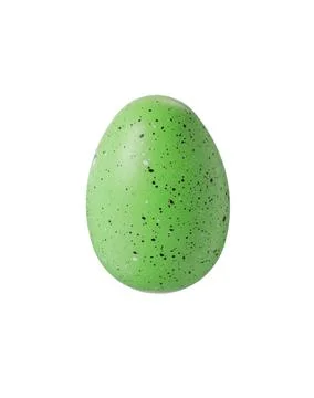 One painted Easter egg isolated on white 写真素材