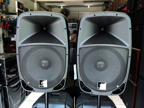 One pair of speakers Stock-Fotos