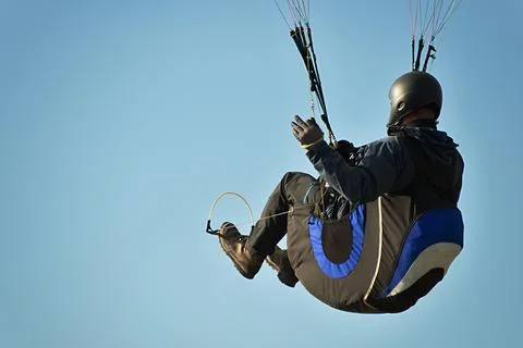 One paragliding Stock Photos